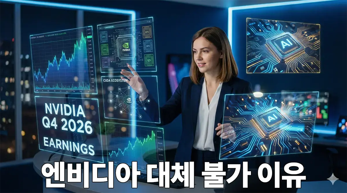 엔비디아 투자 분석 2026년 실적 발표 데이터 차트를 분석하는 전문 애널리스트